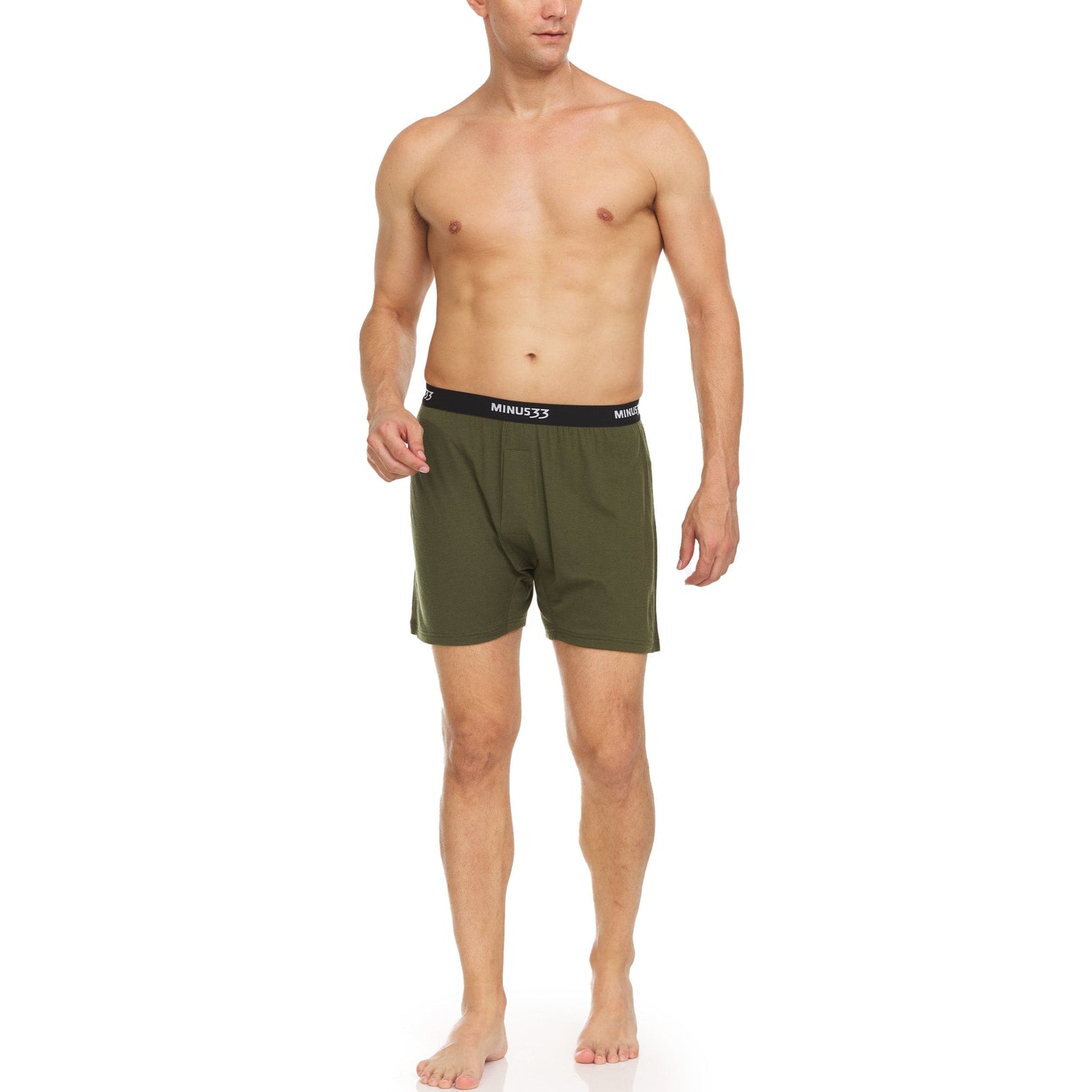 Microweight - Men's Wool Boxer Shorts Woolverino