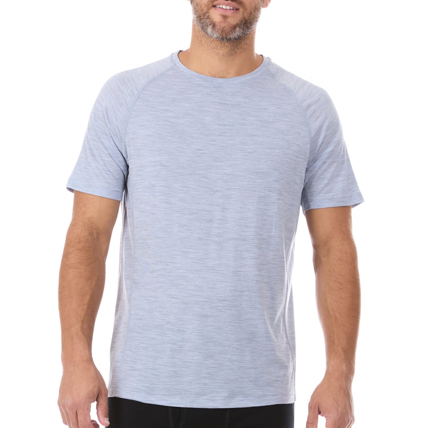 Microweight - Men's Wool Raglan T-Shirt Woolverino