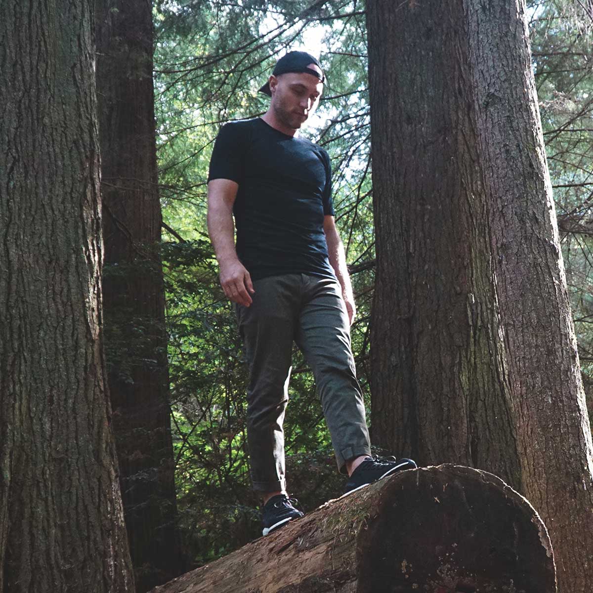 Microweight - Men's Wool Raglan T-Shirt Woolverino