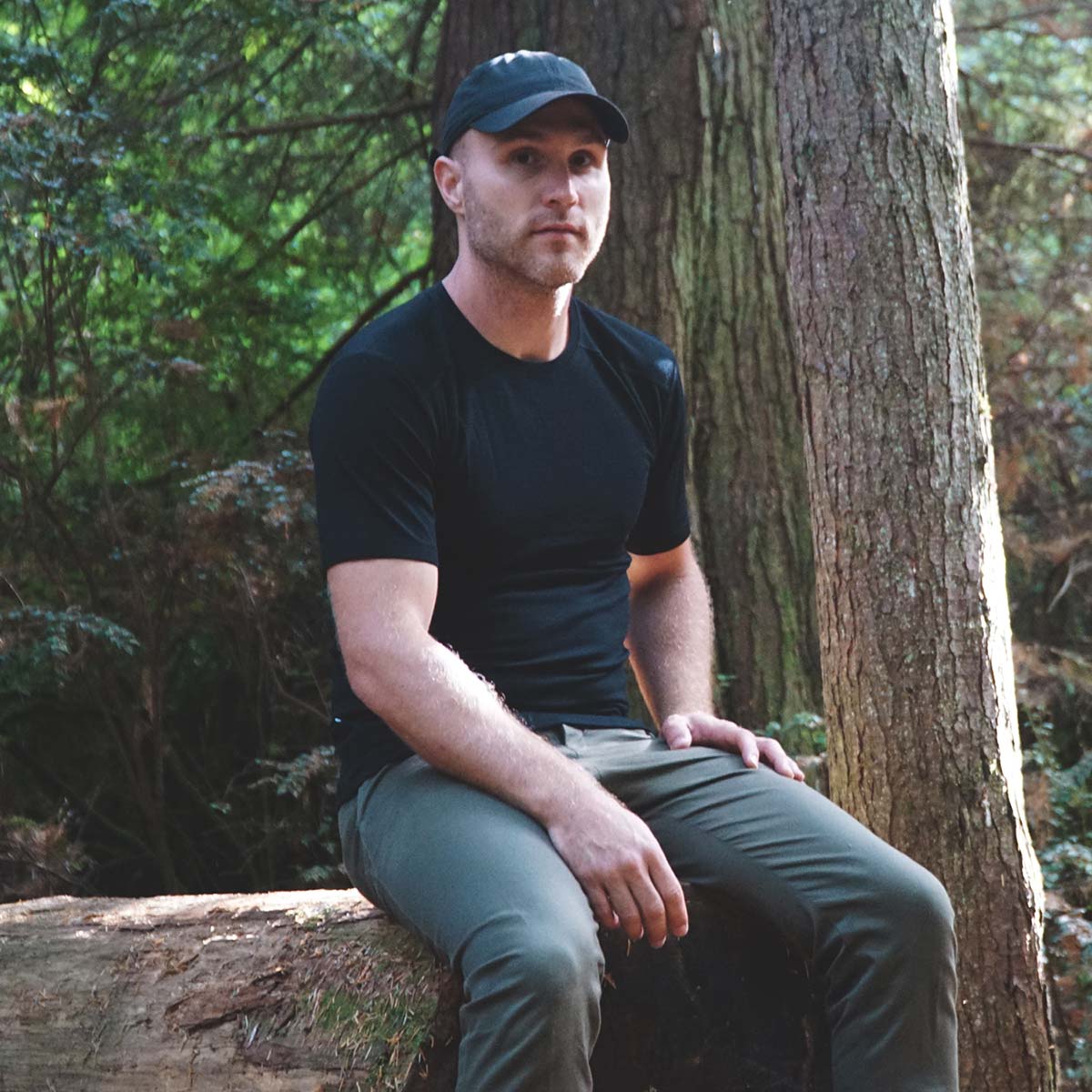 Microweight - Men's Wool Raglan T-Shirt Woolverino