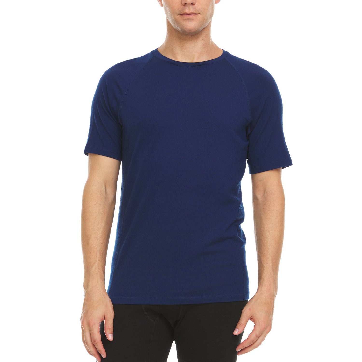 Microweight - Men's Wool Raglan T-Shirt Woolverino