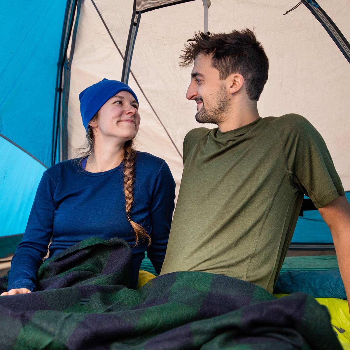 Microweight - Men's Wool Raglan T-Shirt Woolverino