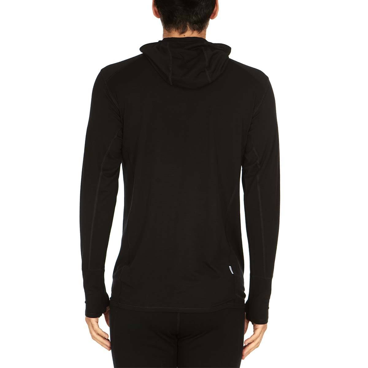 Microweight - Men's Wool 1/4 Zip Sun Hoodie Woolverino