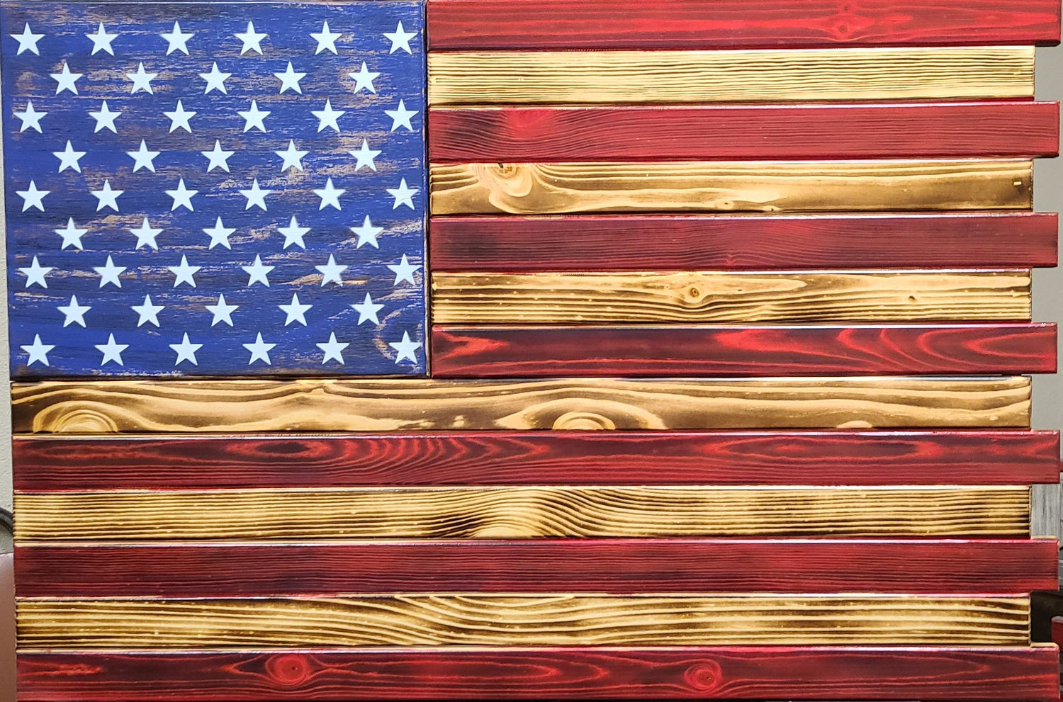 Dual Compartment Small American Flag Gun Concealment Case