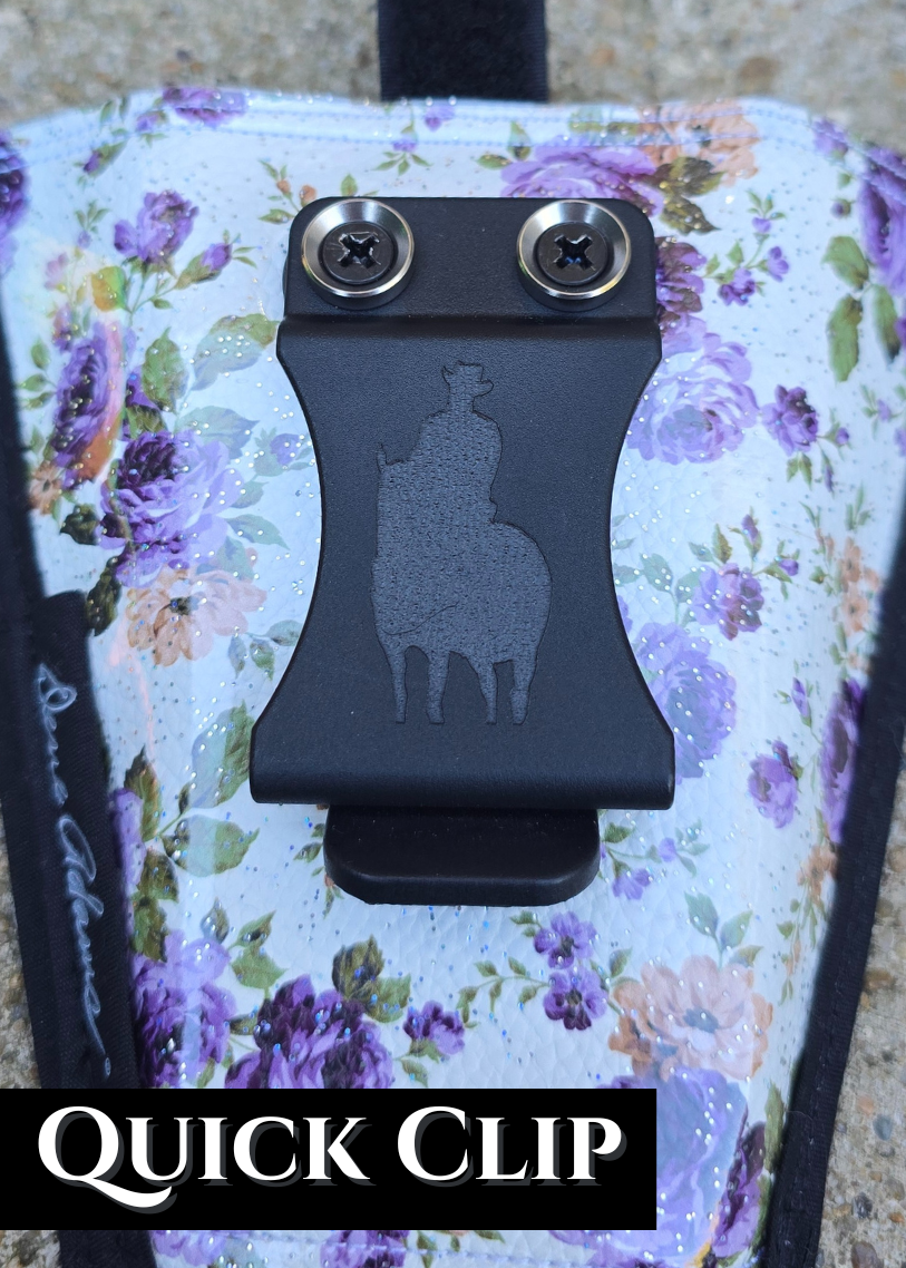 Universal Clam-Shell Trigger Guard & IWB Dark Spring Floral