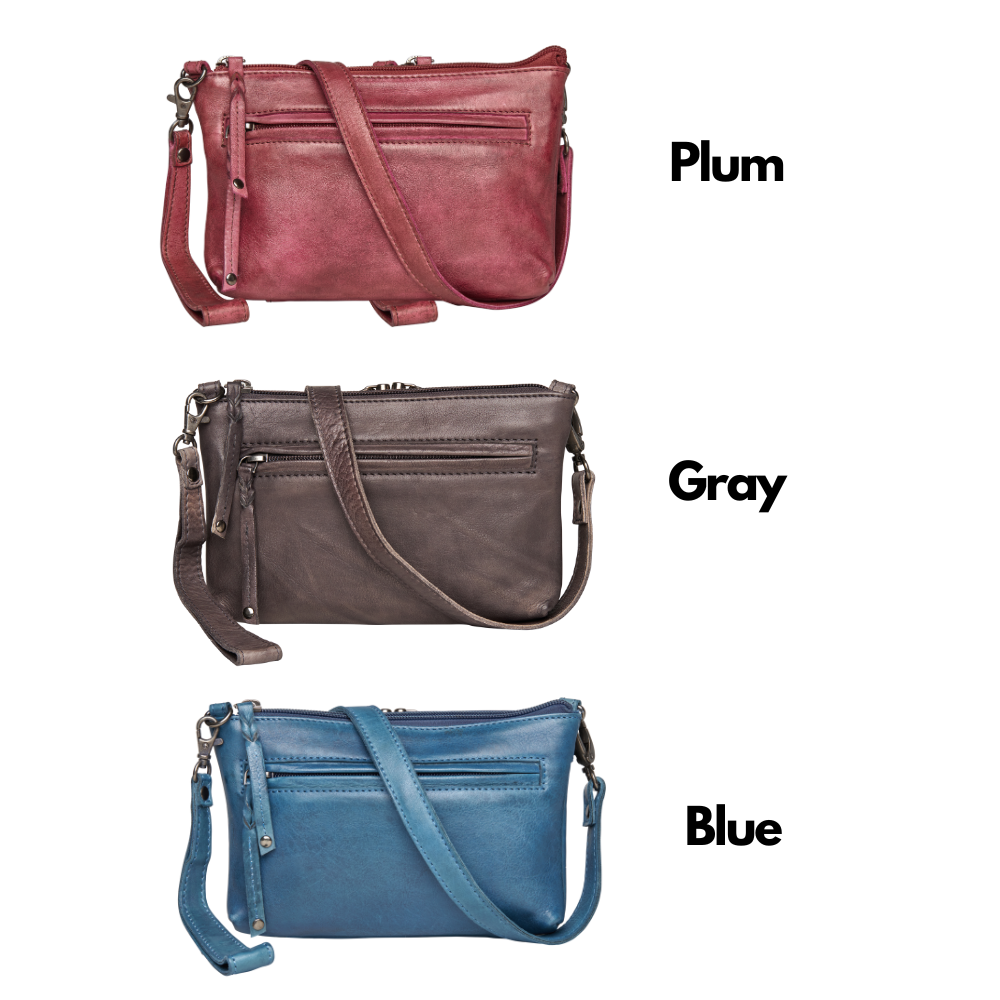 Concealed Carry Amelia Leather Crossbody by Lady Conceal