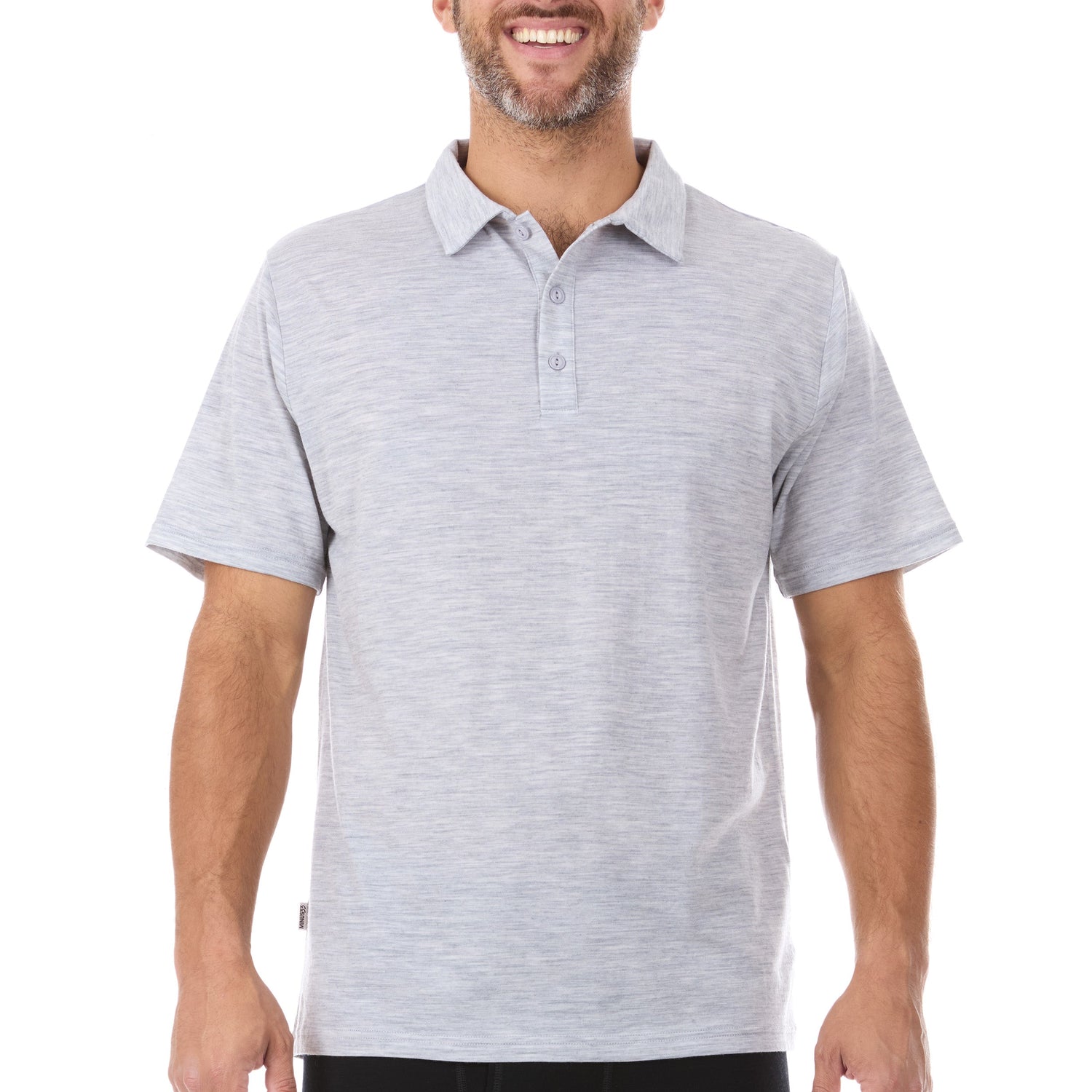Microweight - Men's Wool Polo Woolverino