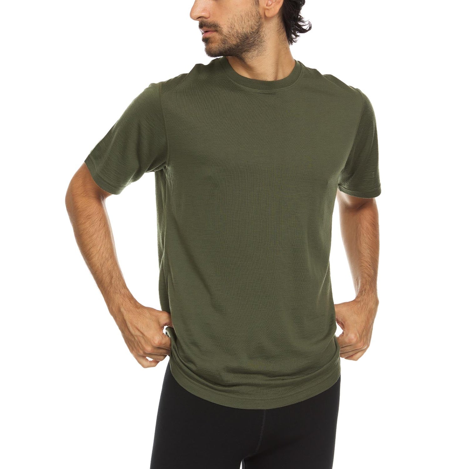 Lightweight - Algonquin Men's Wool T-Shirt Crew 100% Merino Wool