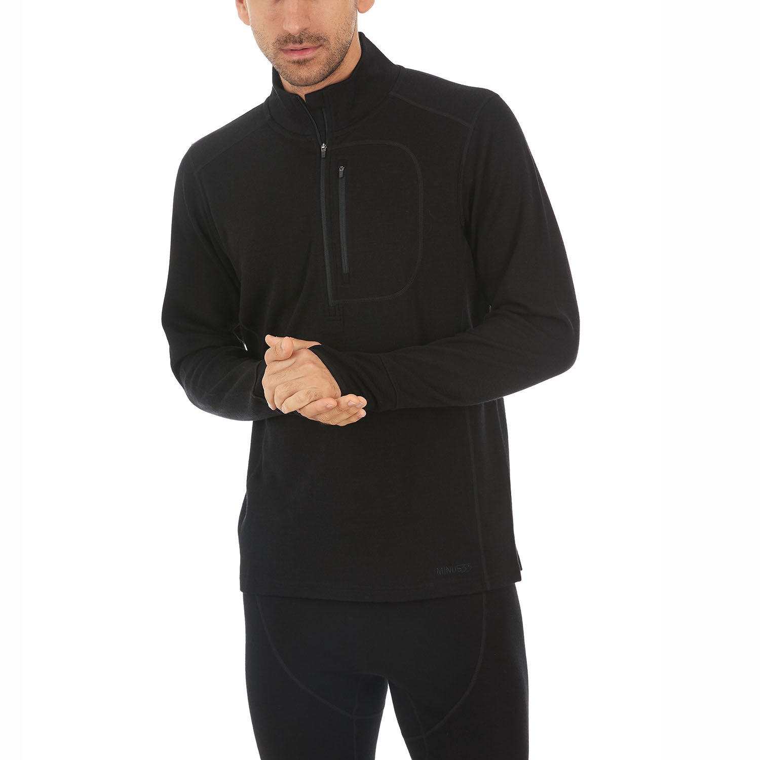 Heavyweight - Men's Wool 1/4 Zip Wilderness