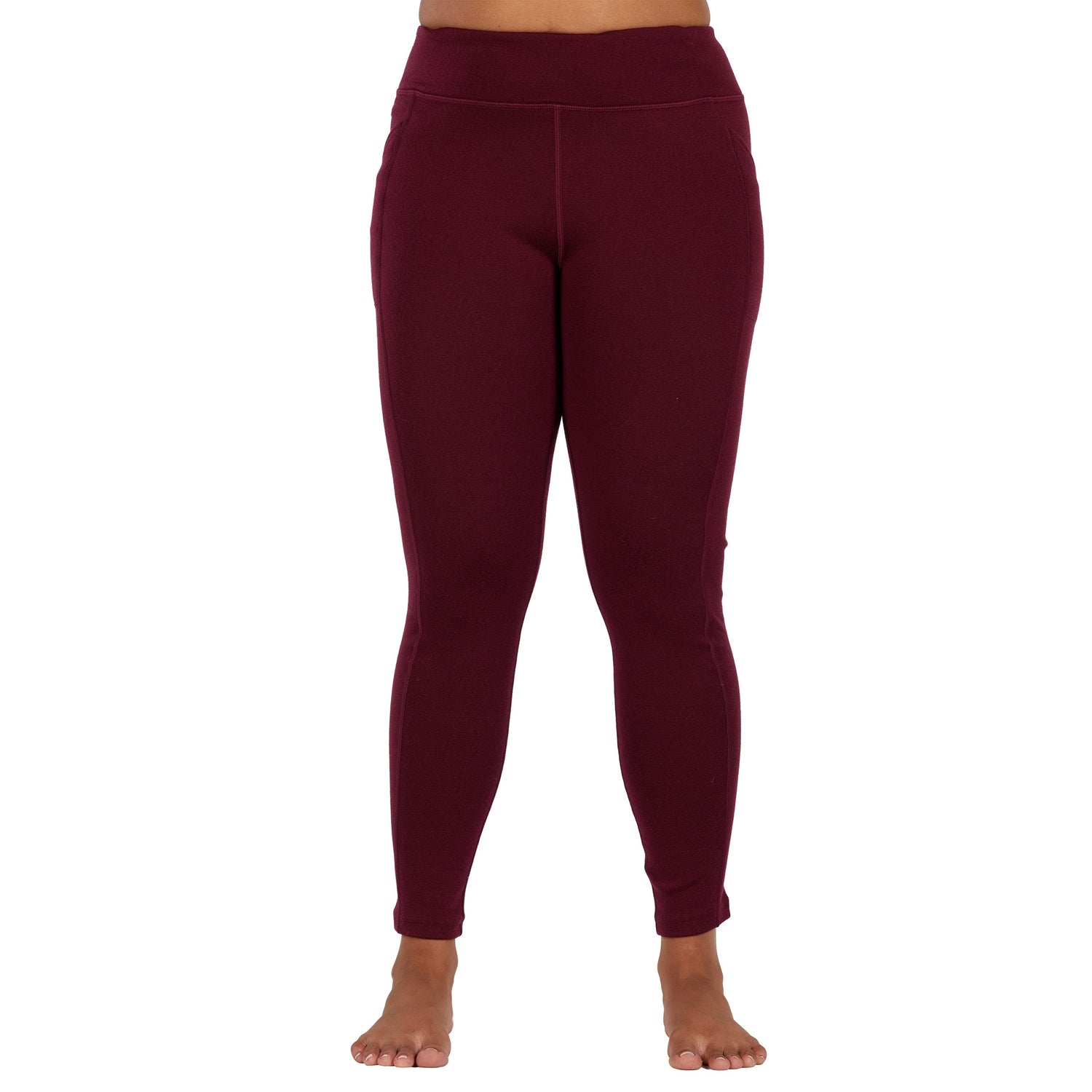 Heavyweight - Juneau Women's High Rise Leggings 100% Merino Wool