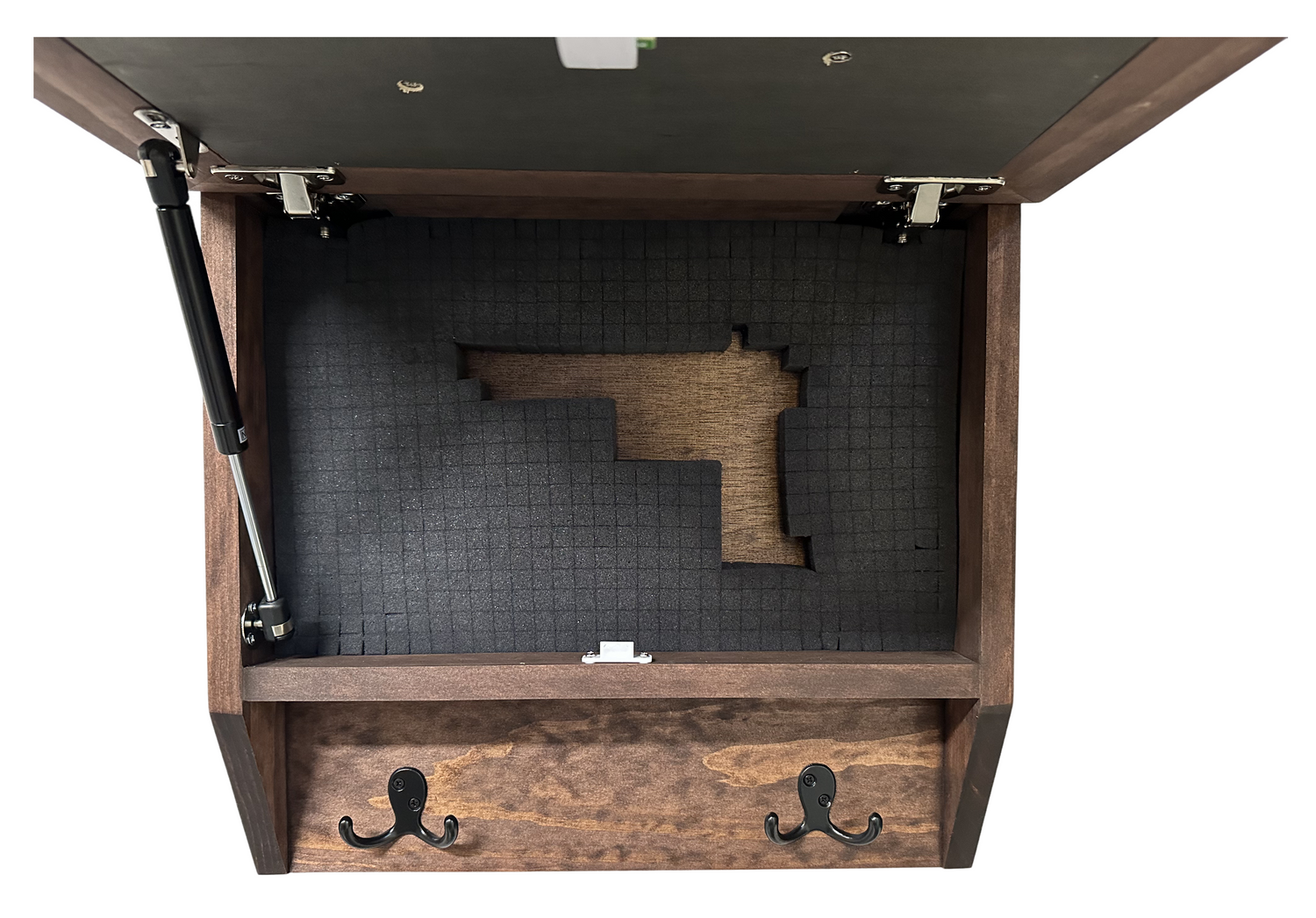 Birds in a Tree Gun Concealment Decor - Handcrafted Wooden Gun Cabinets - Gun Shelf Hidden Storage for Rifles, Shotguns, & Handguns - Quick Access Hidden Wall Safe