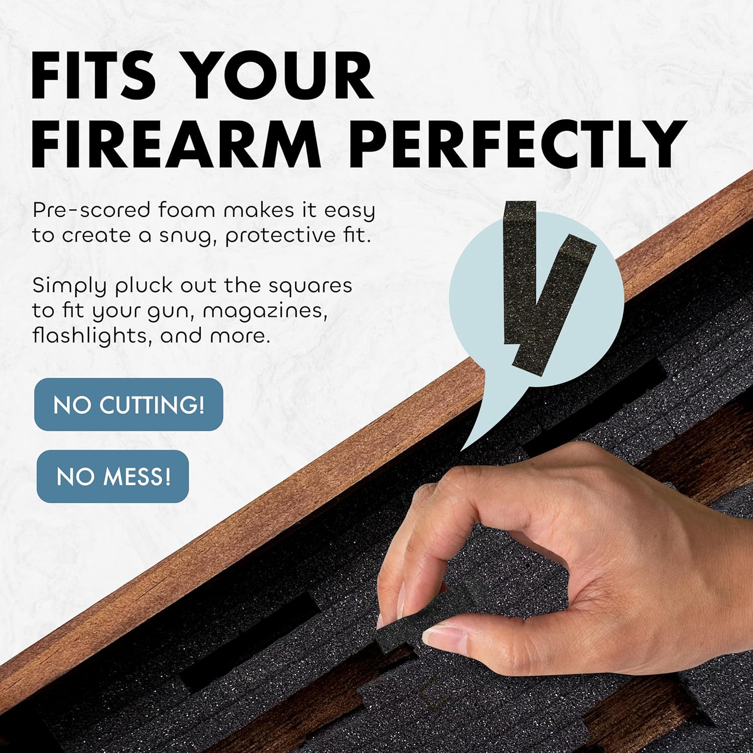 Birds in a Tree Gun Concealment Decor - Handcrafted Wooden Gun Cabinets - Gun Shelf Hidden Storage for Rifles, Shotguns, & Handguns - Quick Access Hidden Wall Safe