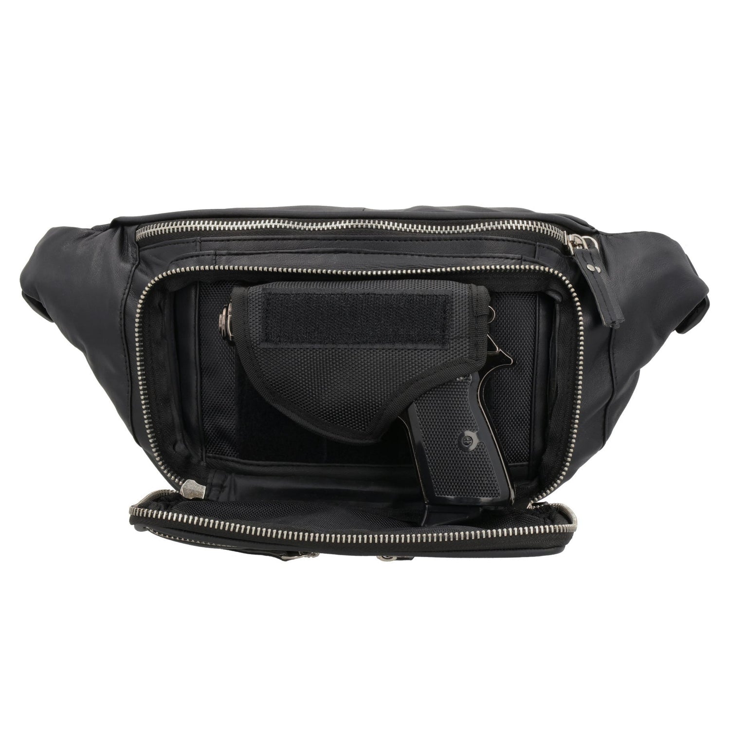 Concealed Carry Jessie Unisex Lambskin Belt Bag by DS Conceal