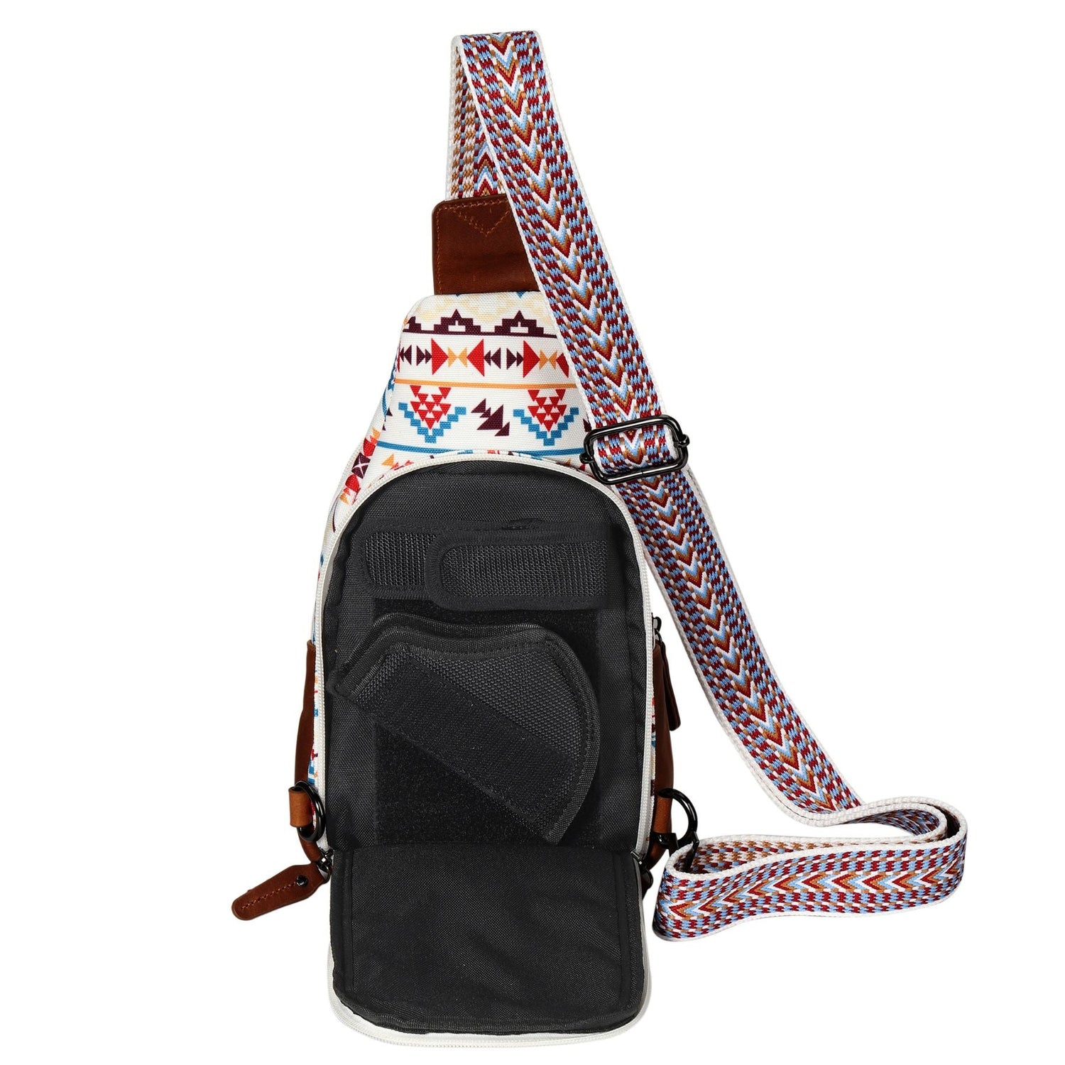 Concealed Carry Aztec Indie Canvas Sling by DS Conceal