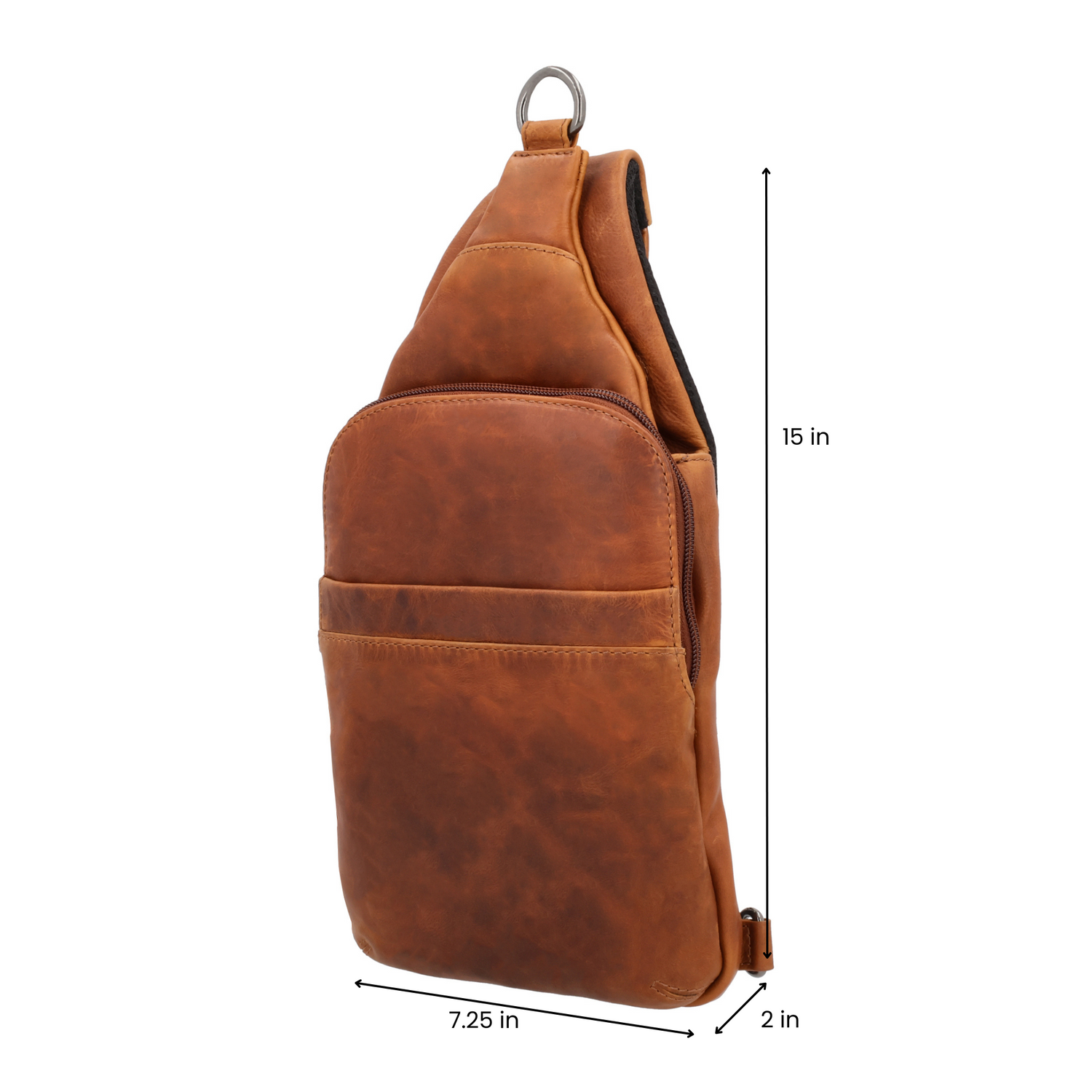 Concealed Carry Unisex Dakota Leather Sling by Lady Conceal