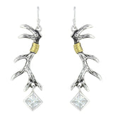 Antlers Found Festoon Earrings