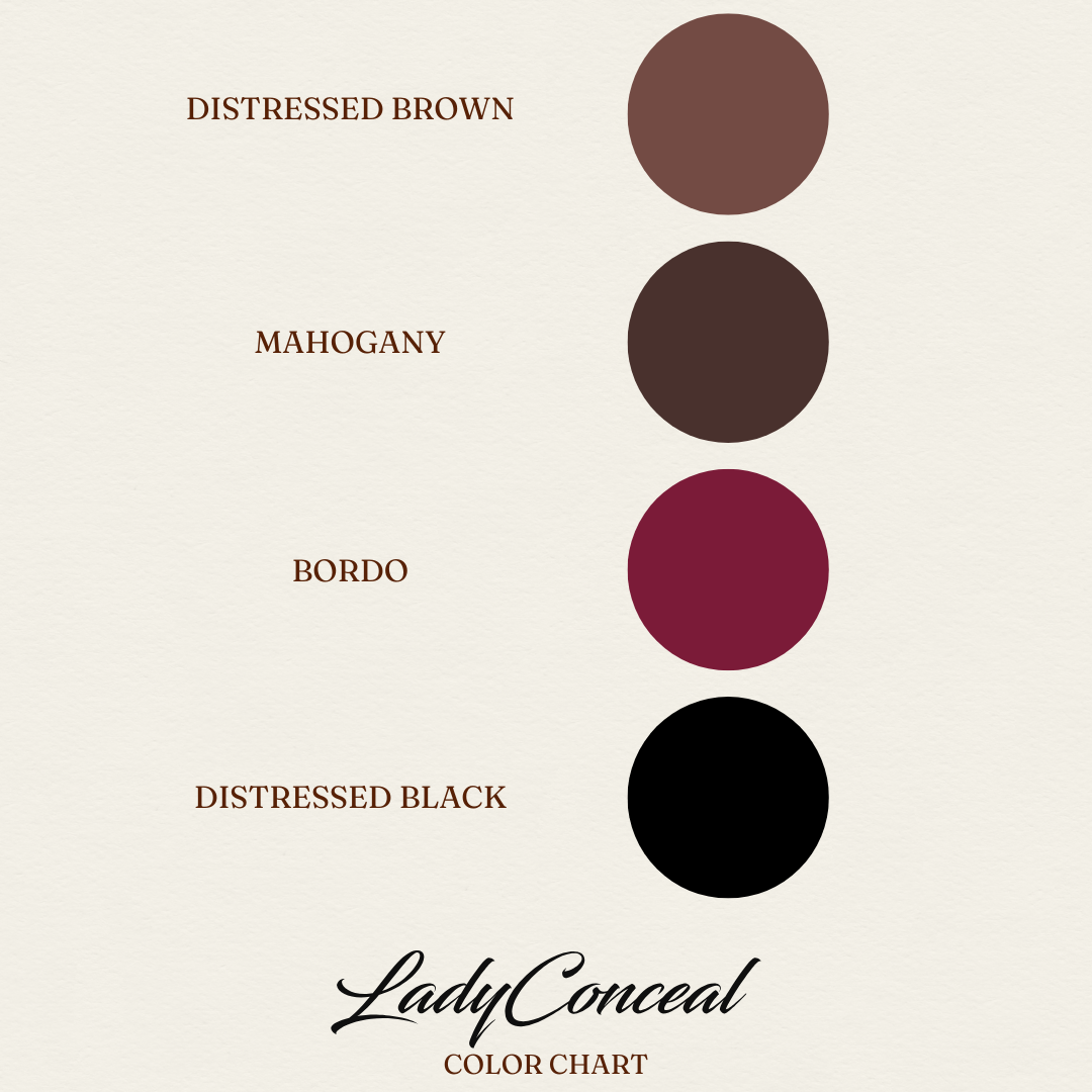 Concealed Carry Emma Leather Satchel by Lady Conceal