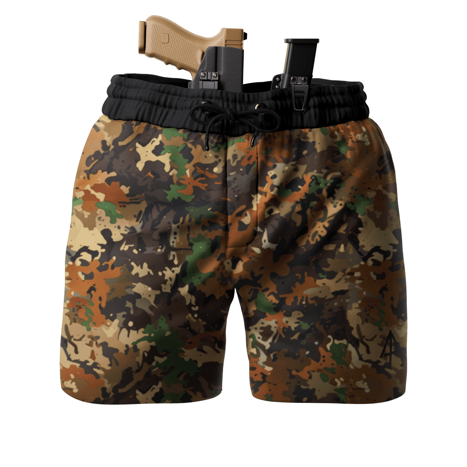 Carrier Training Shorts - Flecktarn Camo 5