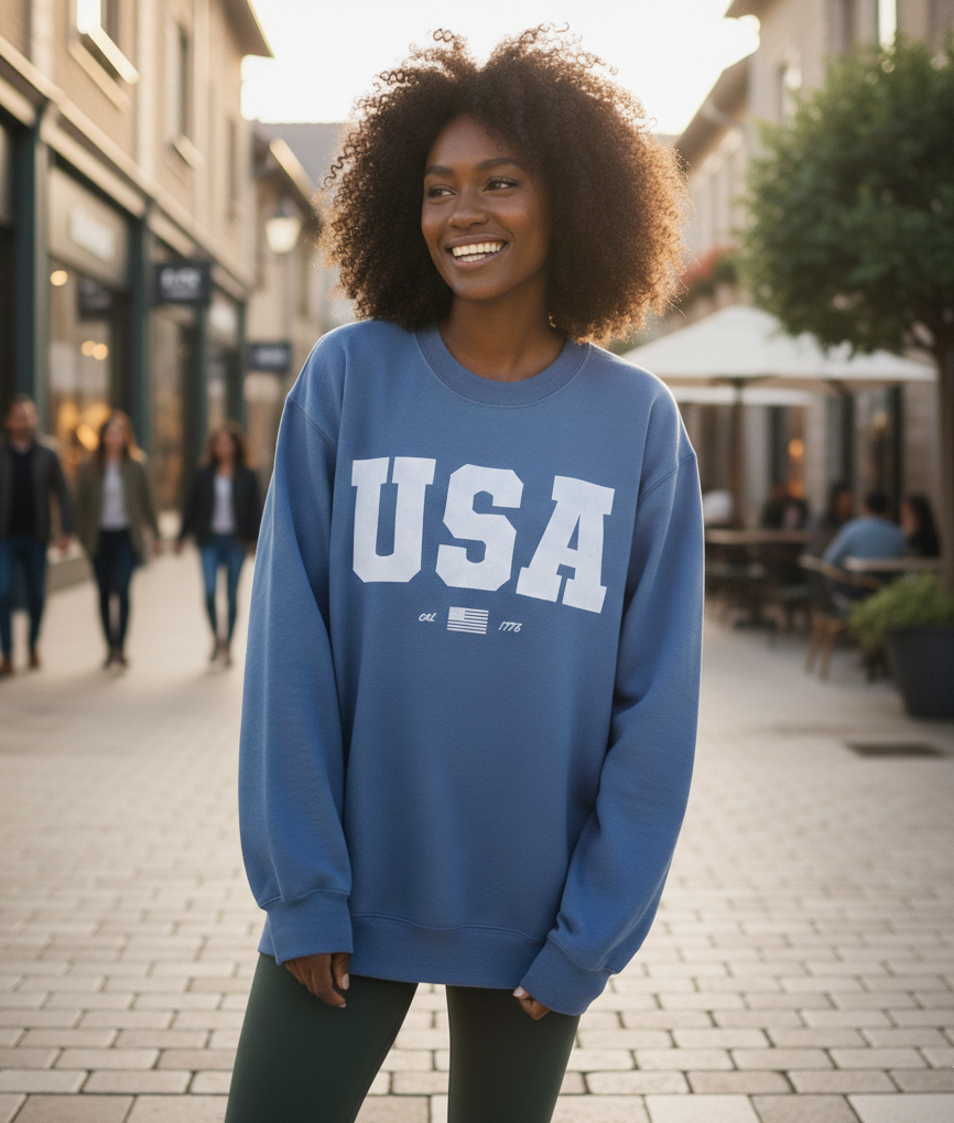 USA Crewneck Sweatshirt