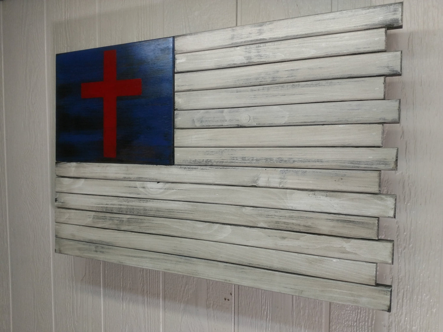 Large Wooden State Flag & Special Design Gun Case