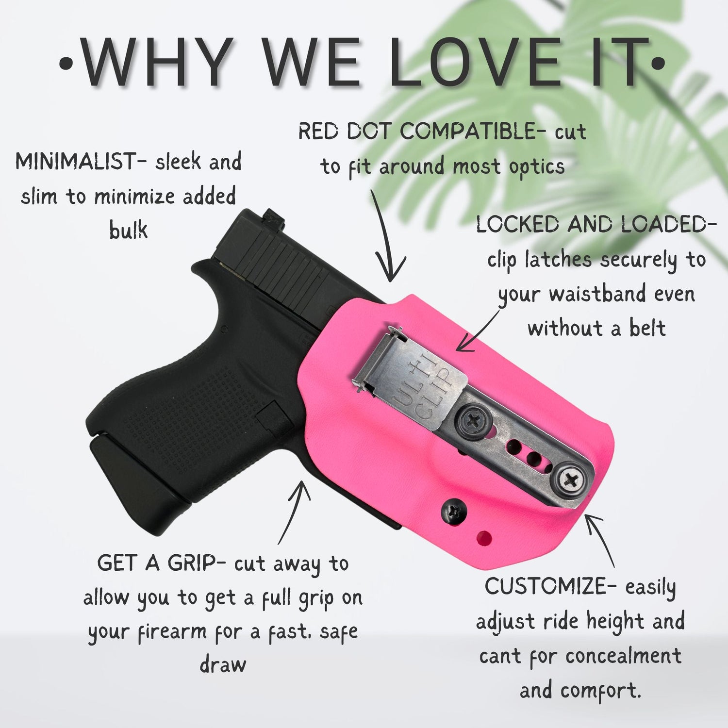 Betty 2.0 IWB Holster for Kahr P380