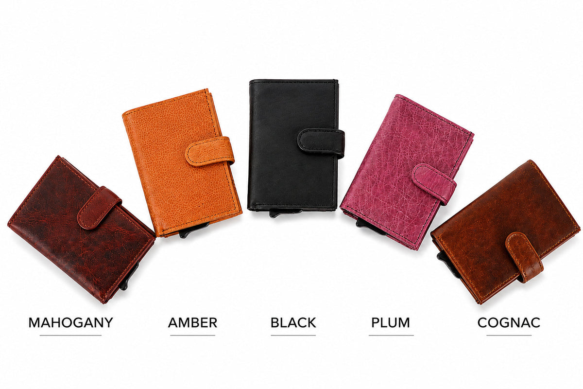 Nova RFID Compact Leather Wallet by Lady Conceal
