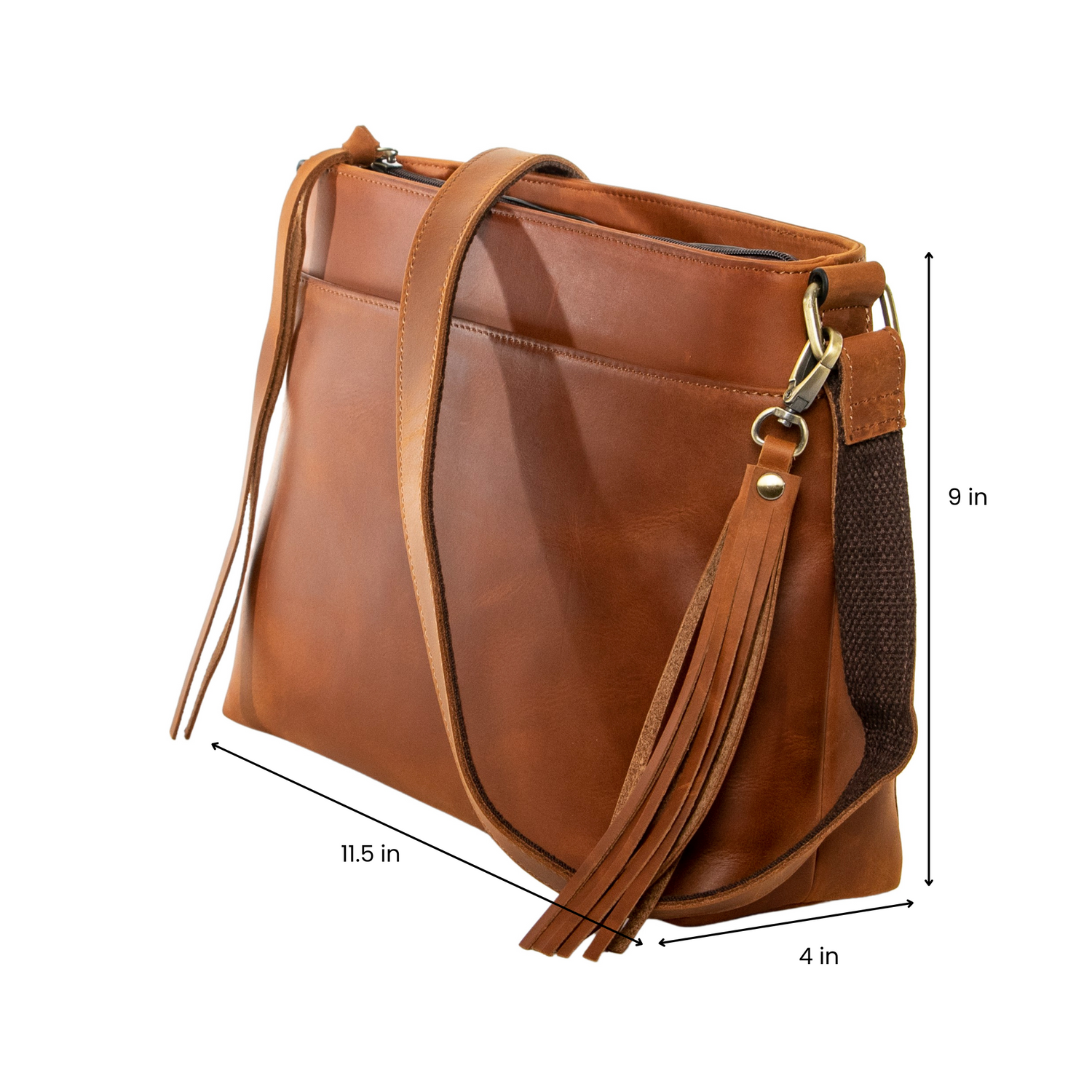 Concealed Carry Josie Leather Crossbody by Lady Conceal