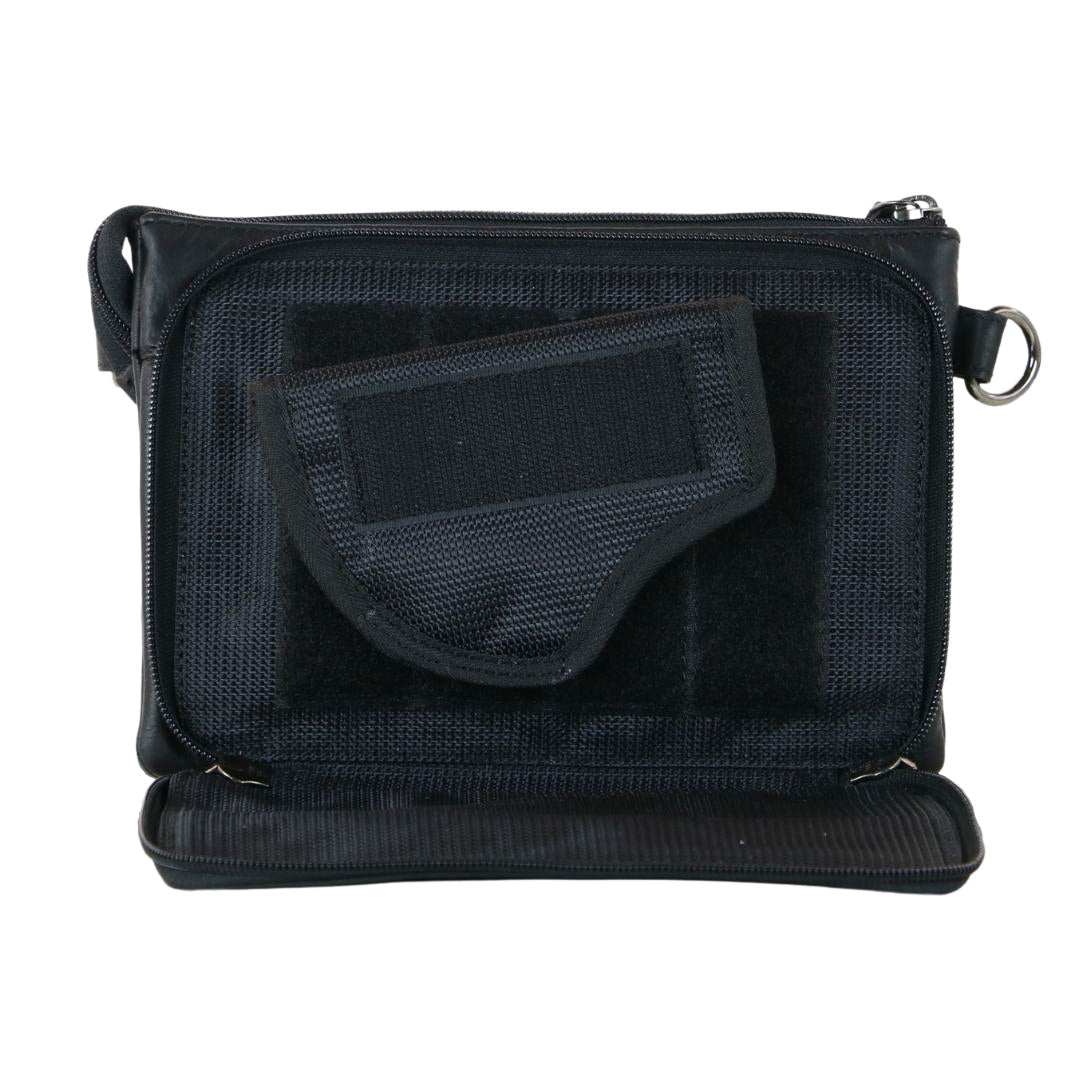 Concealed Carry Natasha Leather Crossbody by Lady Conceal