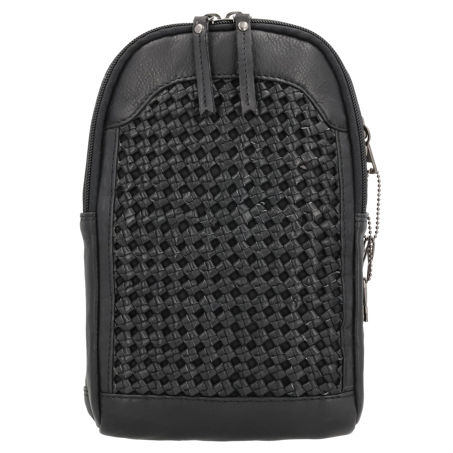 Concealed Carry Bristol Sling Leather Backpack by Lady Conceal