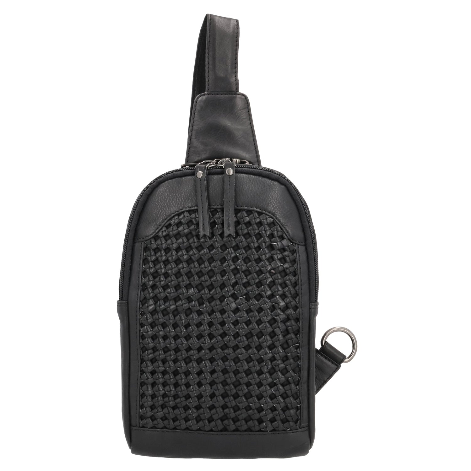 Concealed Carry Bristol Sling Leather Backpack by Lady Conceal