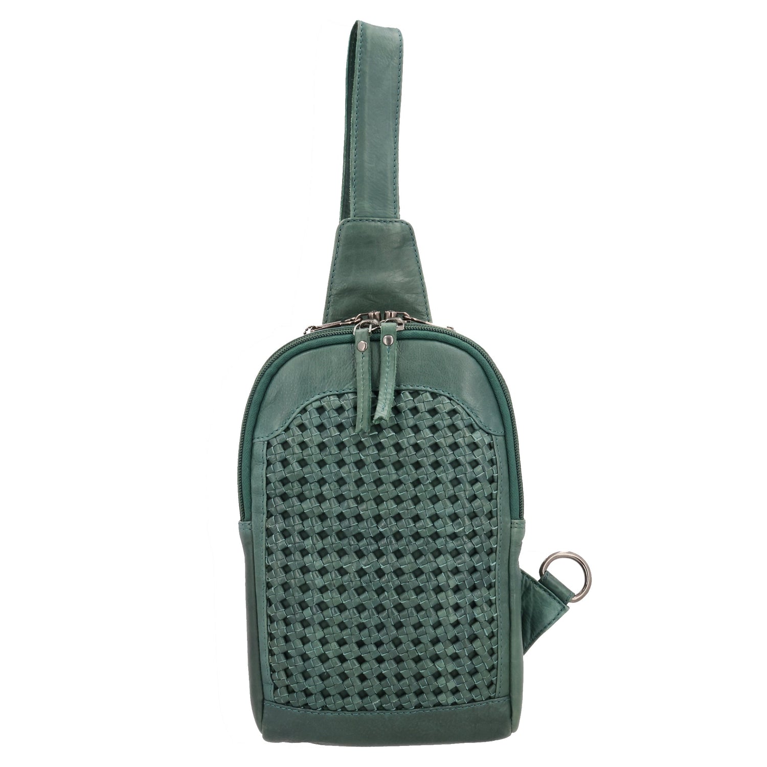 Concealed Carry Bristol Sling Leather Backpack by Lady Conceal