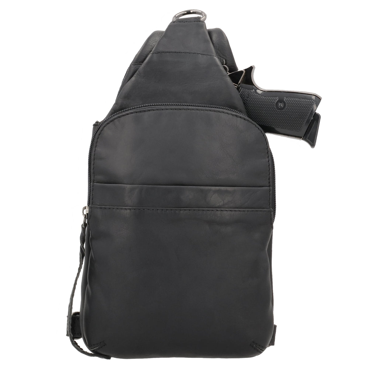 Concealed Carry Unisex Dakota Leather Sling by Lady Conceal - Large and Regular Size