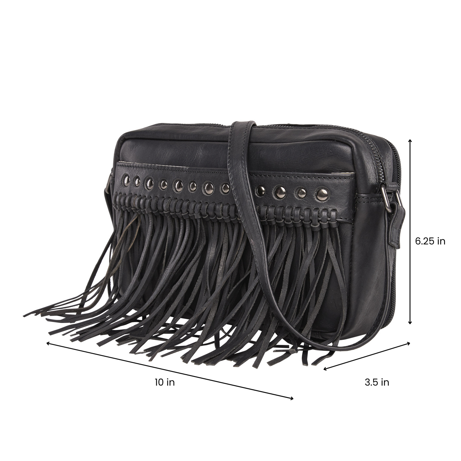 Concealed Carry Maggie Fringe Crossbody by Lady Conceal