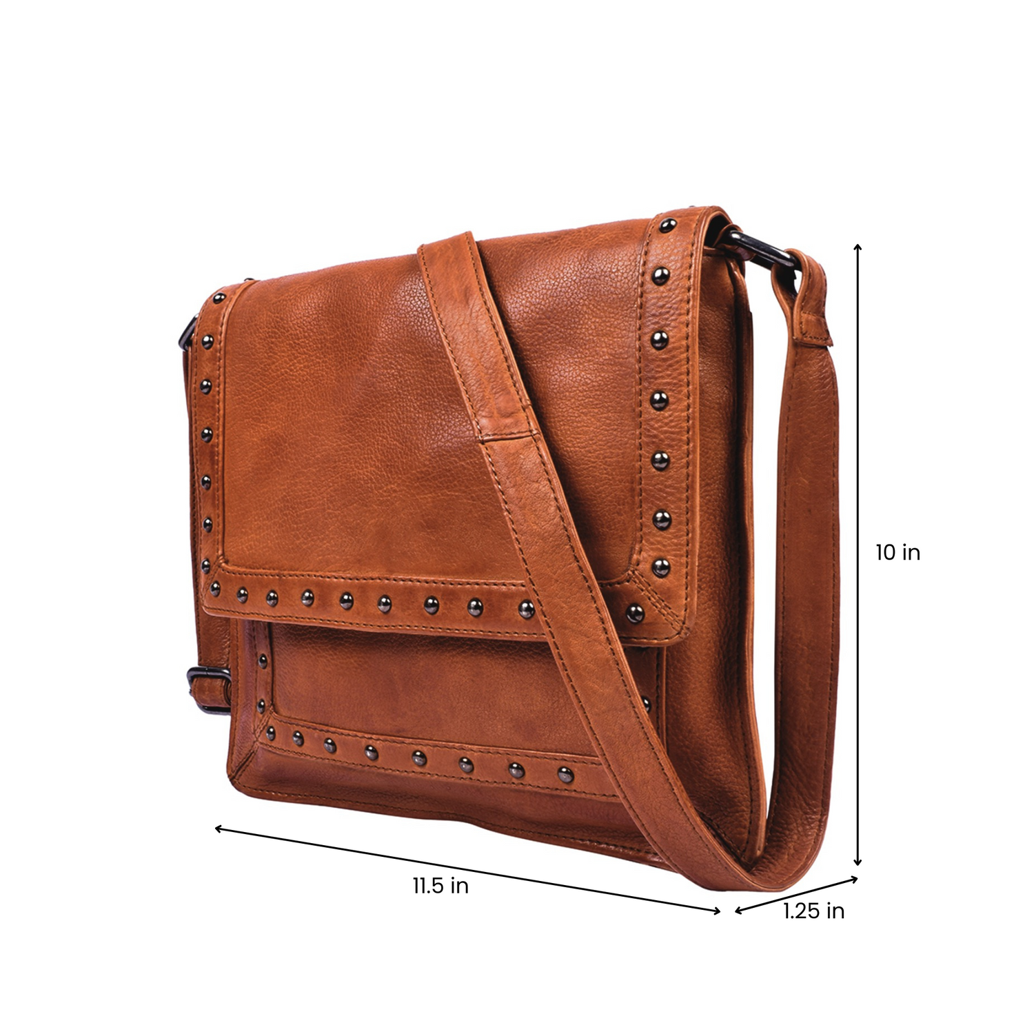 Concealed Carry Monroe Leather Crossbody by Lady Conceal
