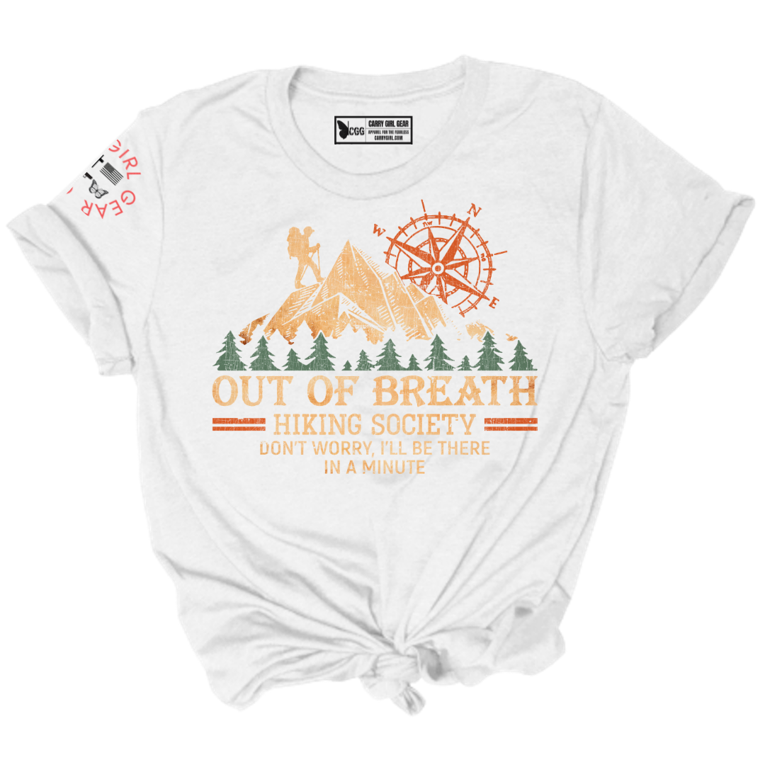 OUT OF BREATH HIKING SOCIETY Tee