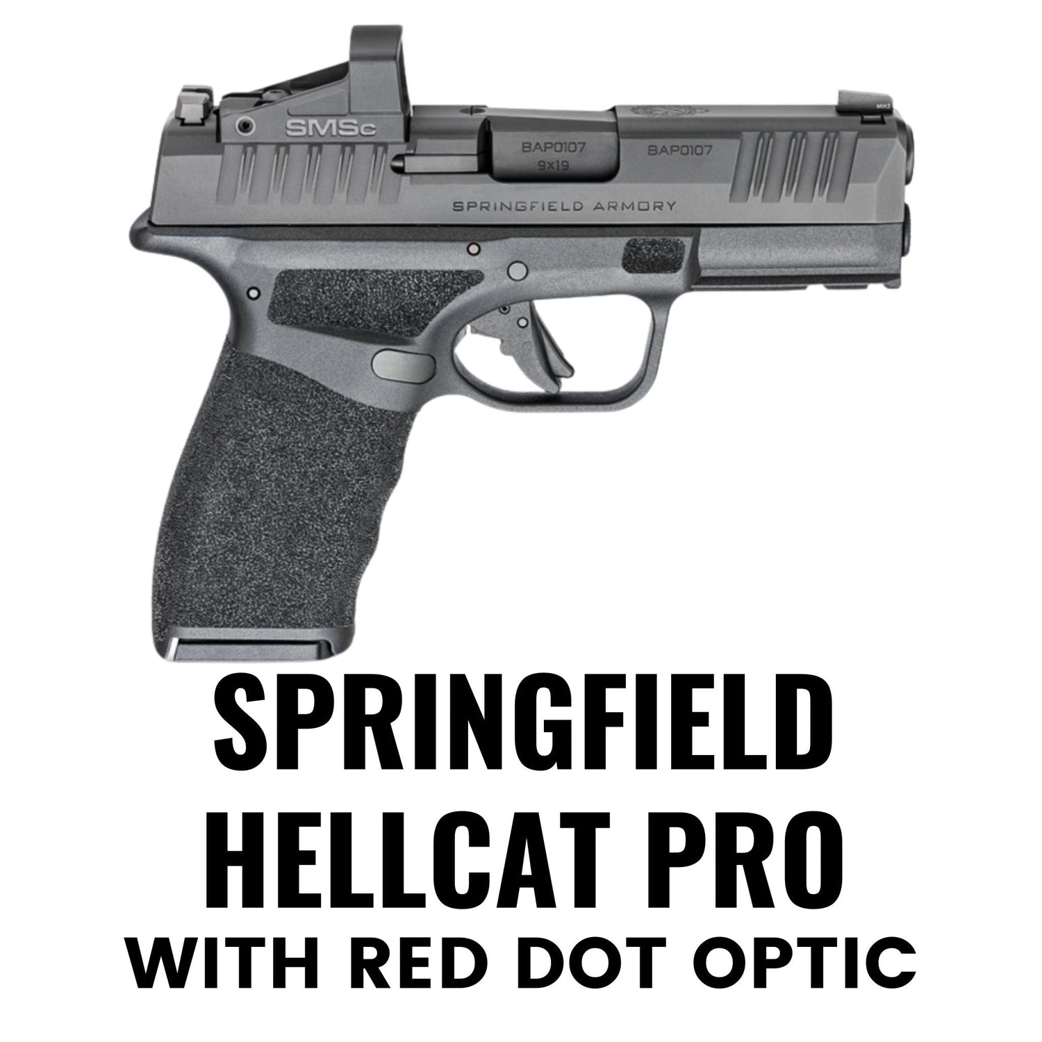 Springfield Hellcat Pro with Red Dot Optic Flashbang Bra Holster