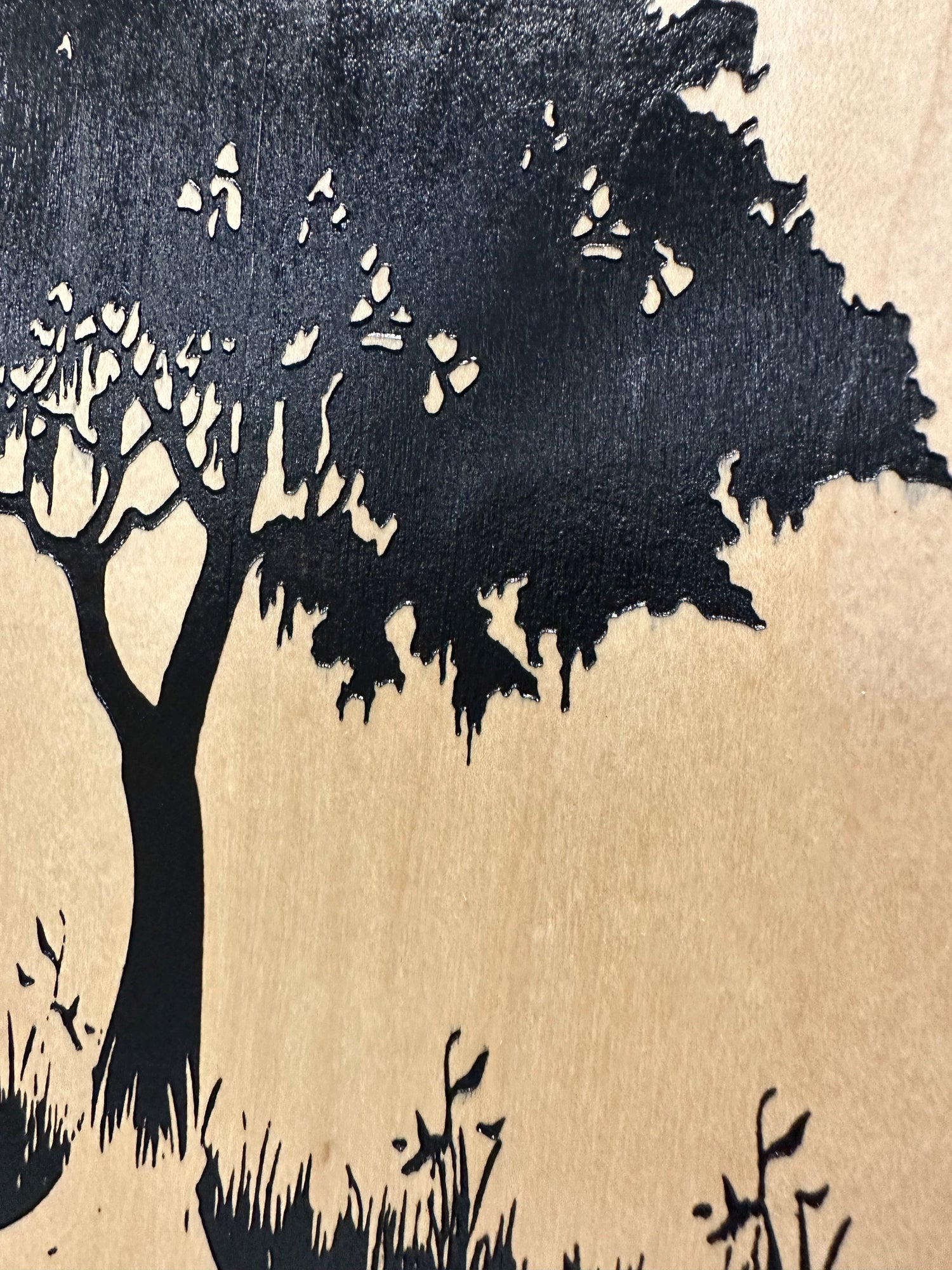 Tree of Life Hidden Gun Storage Wall Decor Concealment Furniture