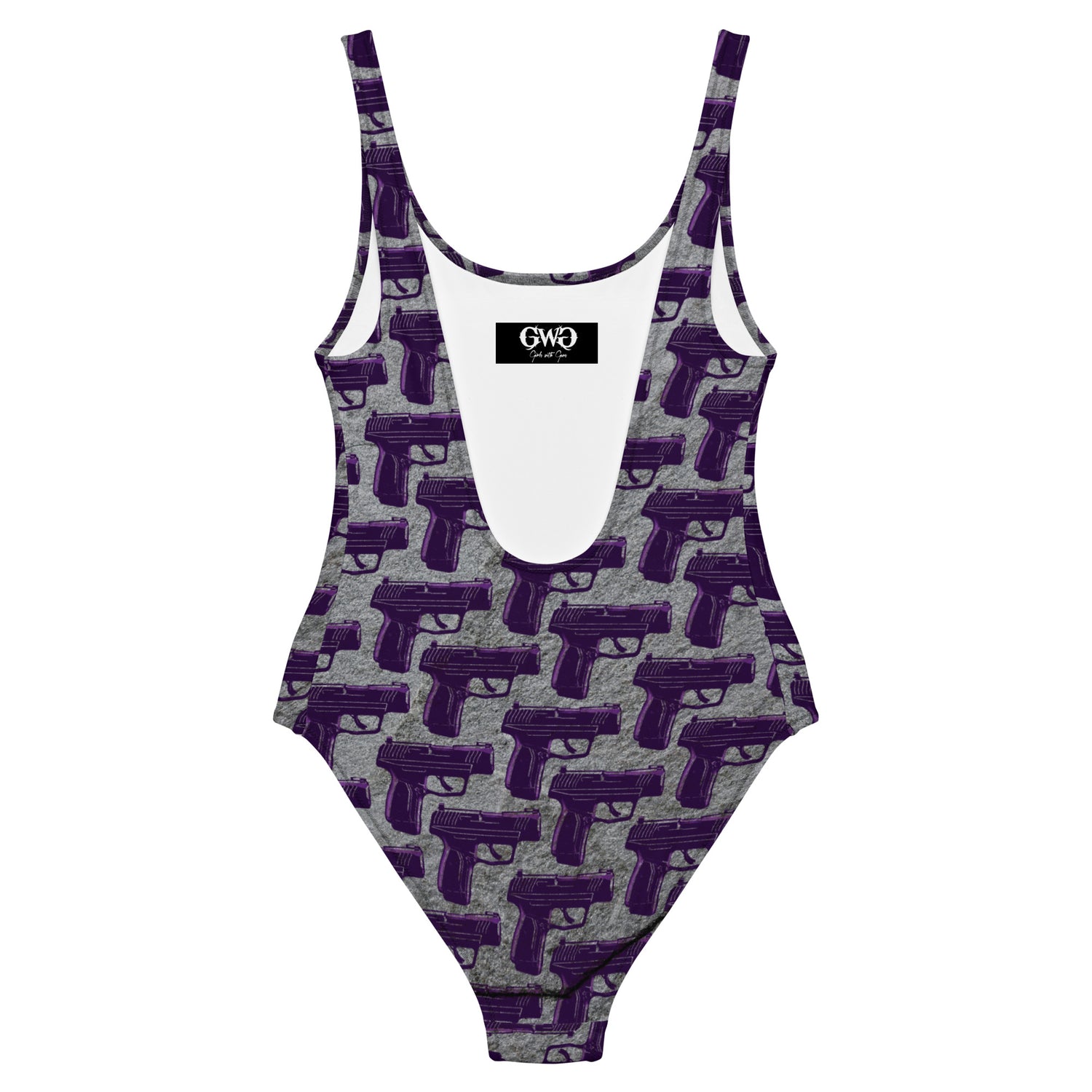 Purple Haze Pistol Palooza One-Piece Swimsuit