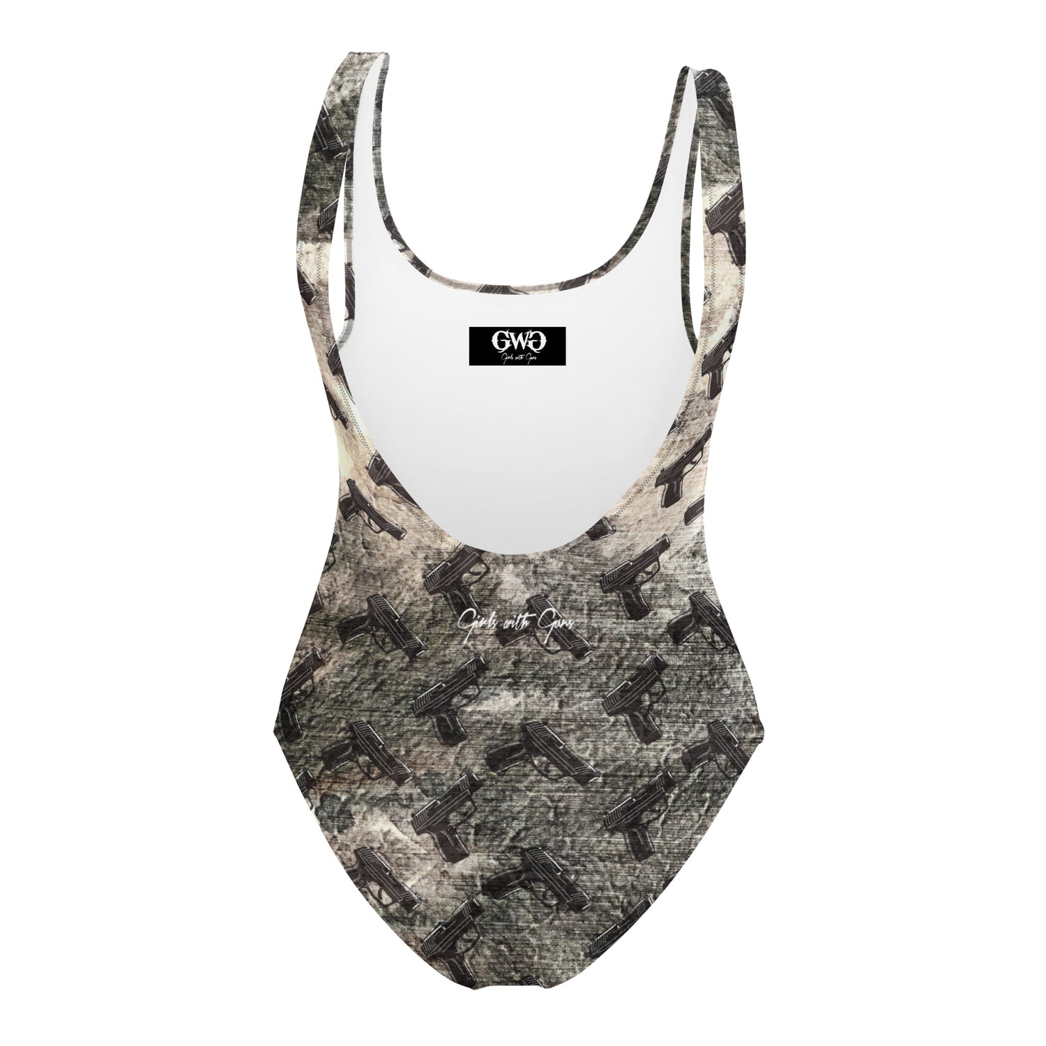 Gunpowder Pistol Palooza One-Piece Swimsuit