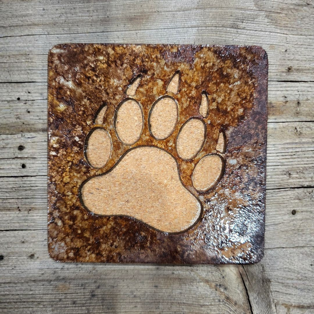 Hand Crafted Steel Coasters | Set of 4