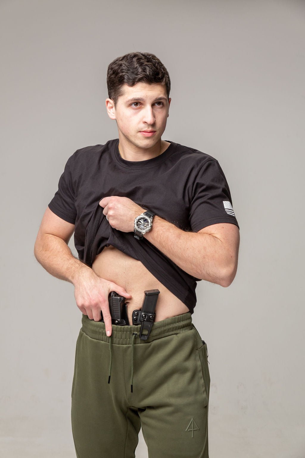 EDC ConcealTee™ - Midnight Black