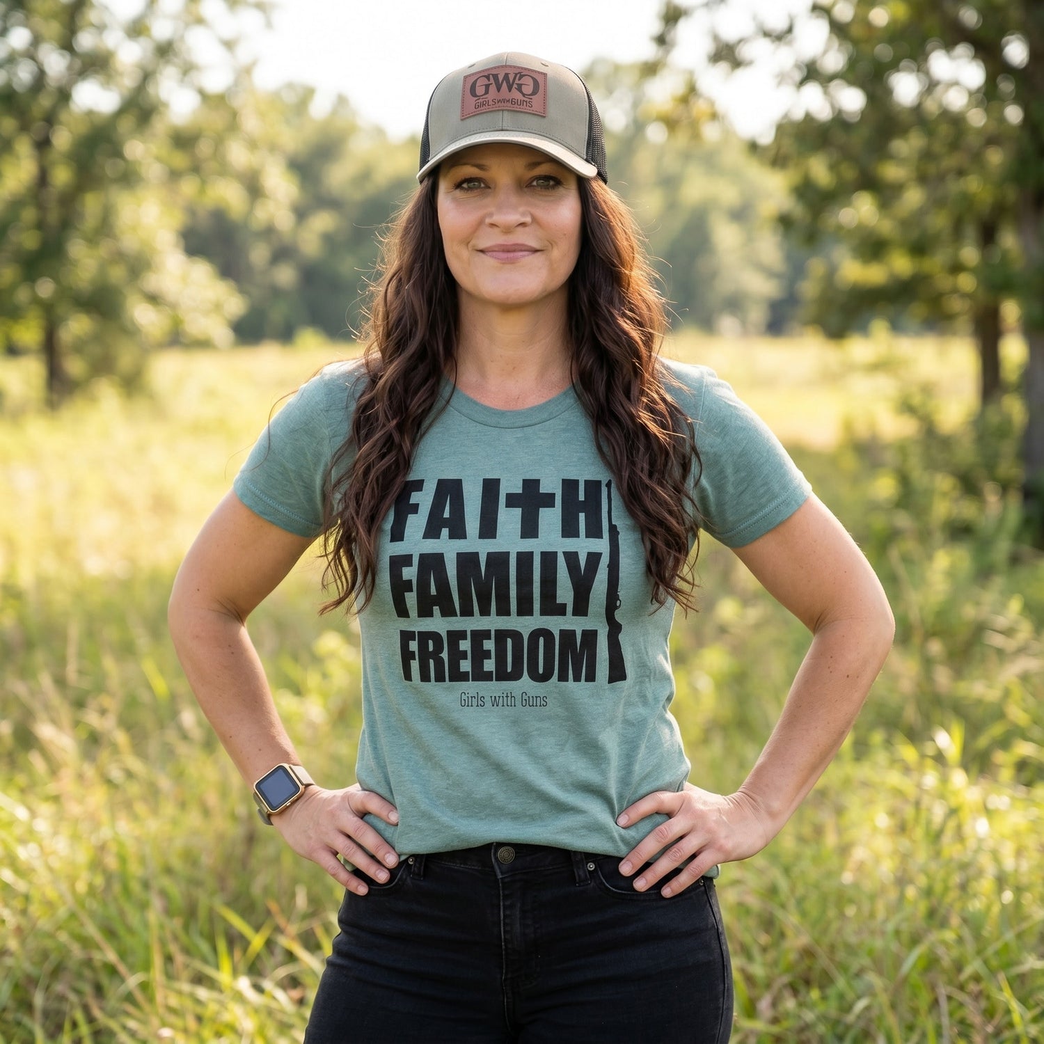 Faith Family Freedom Tee
