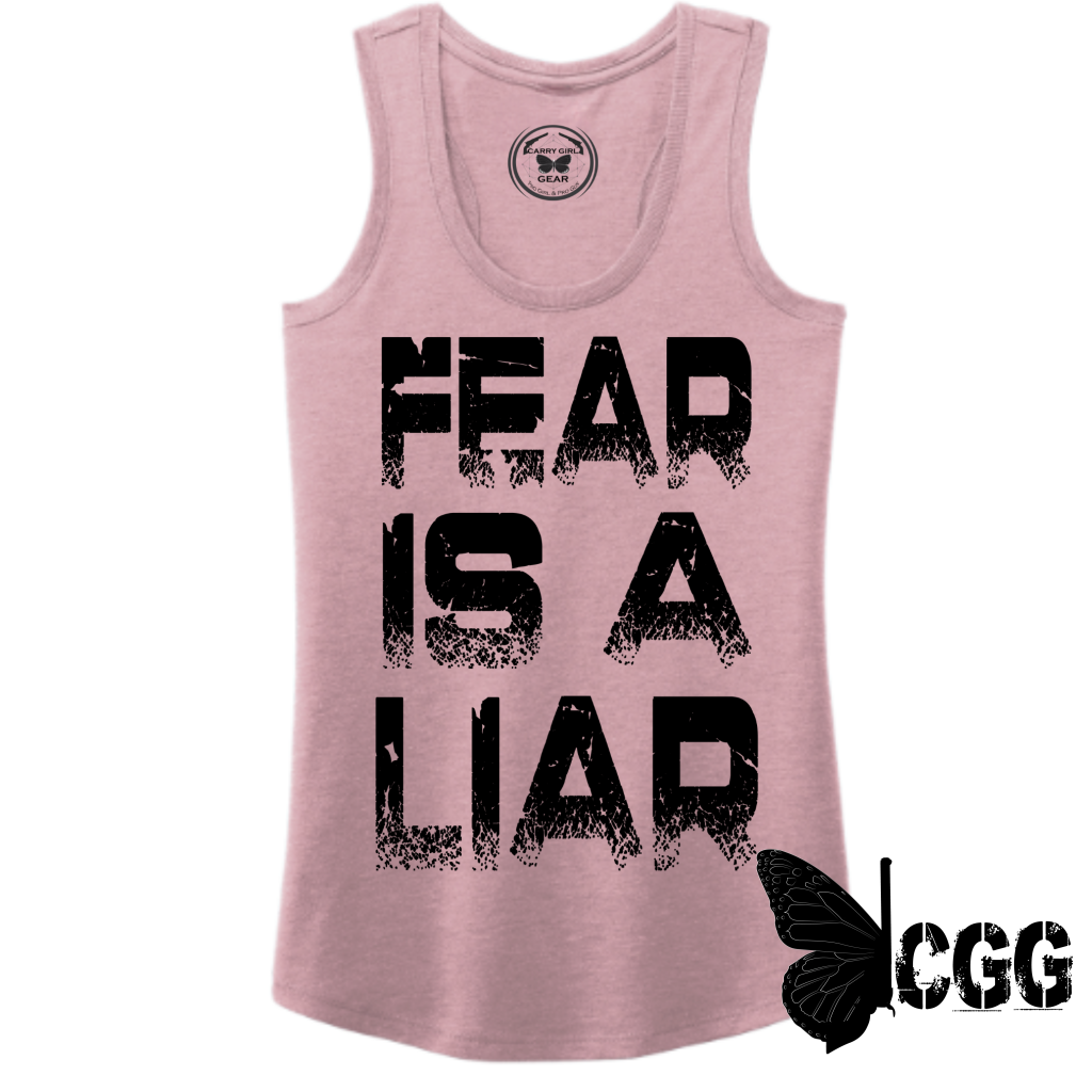 gear fear FEAR IS A LIAR TANK TOP – Girls with Guns Clothing