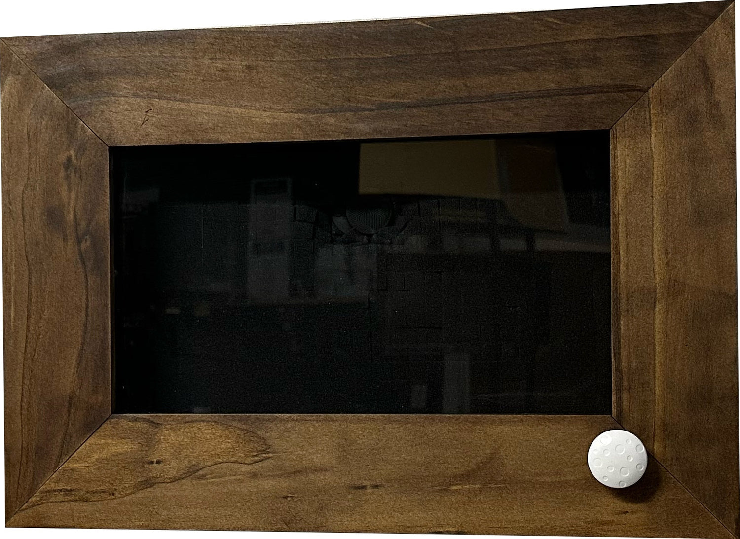 Wall Mounted Pistol Display Case - Handcrafted Gun Cabinet with Magnetic Lock for Secure Storage - Quick Access Gun Display Case with Mount & Customizable Foam Inserts - Made in USA