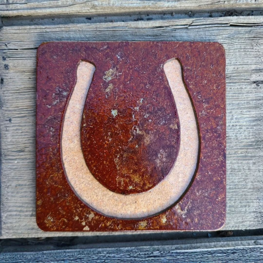 Hand Crafted Steel Coasters | Set of 4