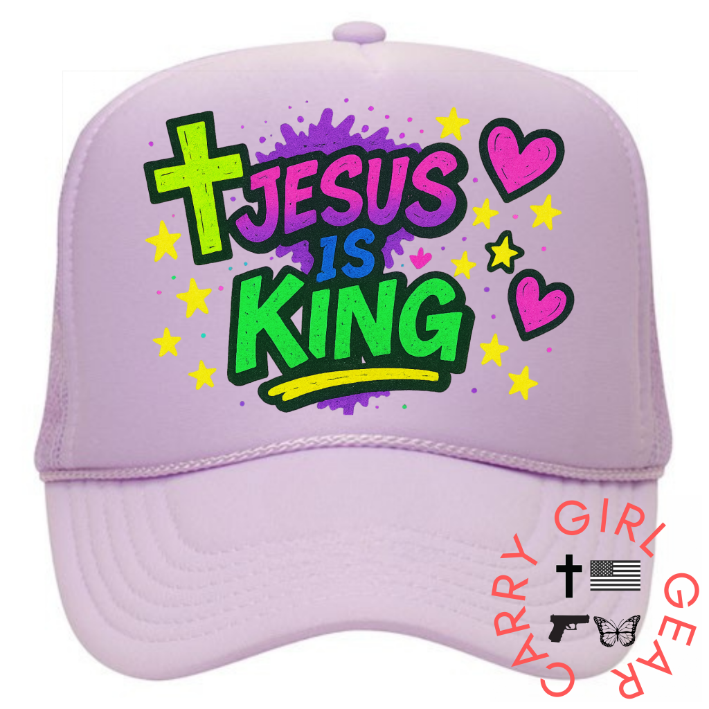 JESUS IS KING Grafitti Trucker