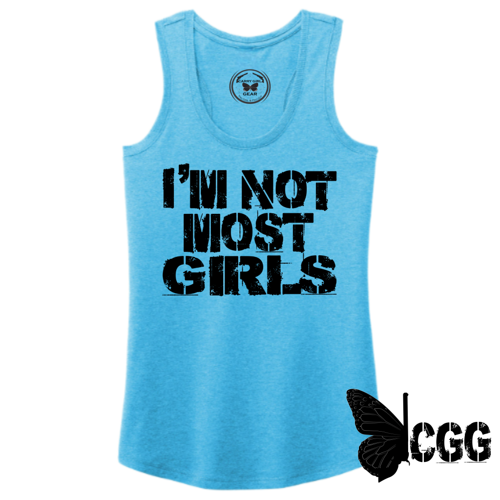 NOT MOST GIRLS TANK TOP