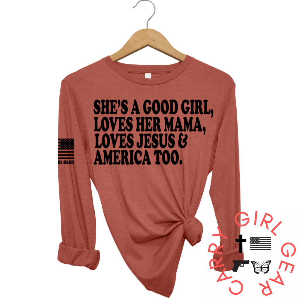 SHE'S A GOOD GIRL Long Sleeve