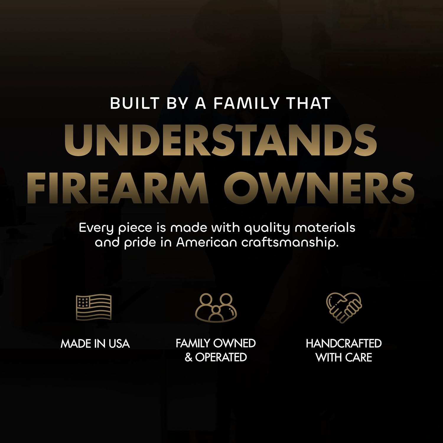 Wall Mounted Pistol Display Case - Handcrafted Gun Cabinet with Magnetic Lock for Secure Storage - Quick Access Gun Display Case with Mount & Customizable Foam Inserts - Made in USA