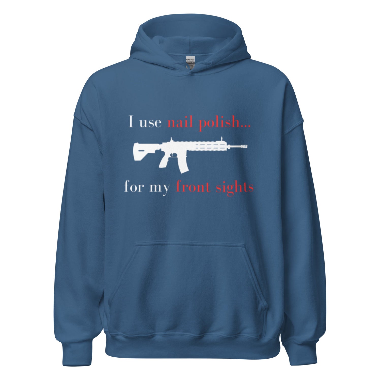 I use nail polish...for my front sights - Unisex Hoodie